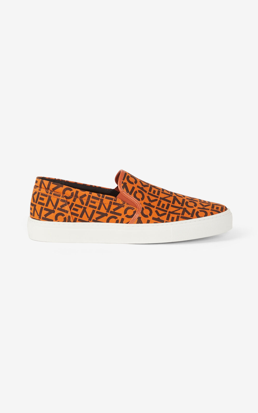 Kenzo K Skate Monogram laceless Sneakers Herr | 73468-KXSI